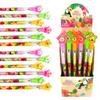 Tiny Mills Flamingo Tropical Luau Stackable Push Pencils Assortment with Erasers for Birthday Party Favor Carnival Goodie and Classroom Rewards