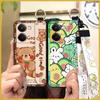 Shockproof Silicone Phone Case For Realme P3 Ultra 5G Anti-dust Protective Kickstand Cute Soft Case Anti-knock Ring