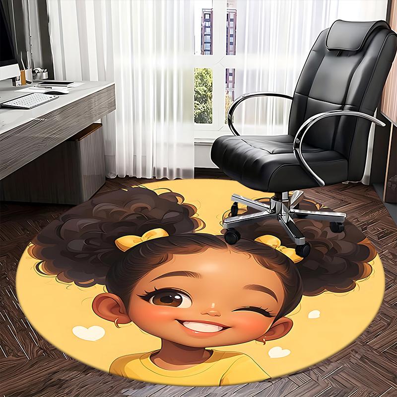 Charming Chair Mat Round Carpet - Perfect for Home Decor