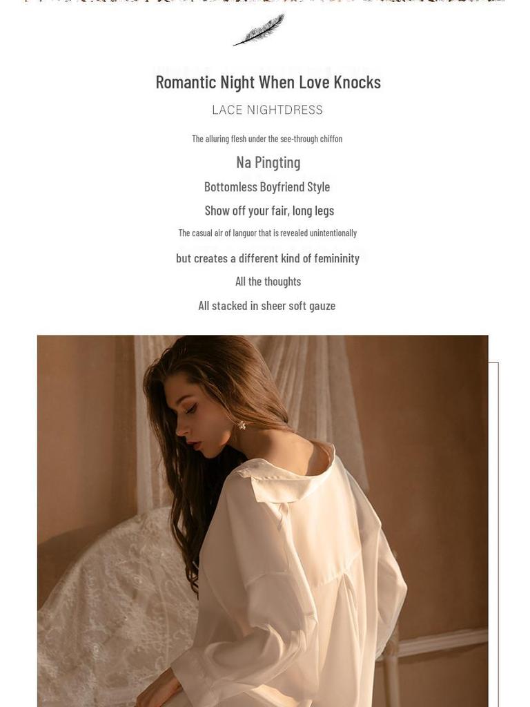 Xianyi Women's Sexy Boyfriend Style Summer Pajamas: Thin, High-End, Plus Size, Wearable Outside.