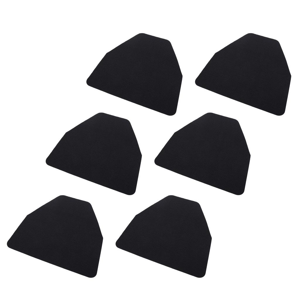 6pcs Non Slip Urinal Floor Mats Odor Control Reusable Water Absorption Urinal Pads for Men Commercial Toilet