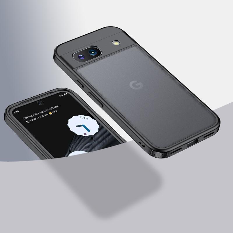 

For Google Pixel 8a Case Hybrid Shockproof PC+TPU Phone Cover Transparent