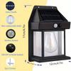 LED Solar Wall Lamp IP65 Waterproof Intelligent Induction 3 Lighting Modes  Tungsten Lamp Household Garden Light Villa Lighting