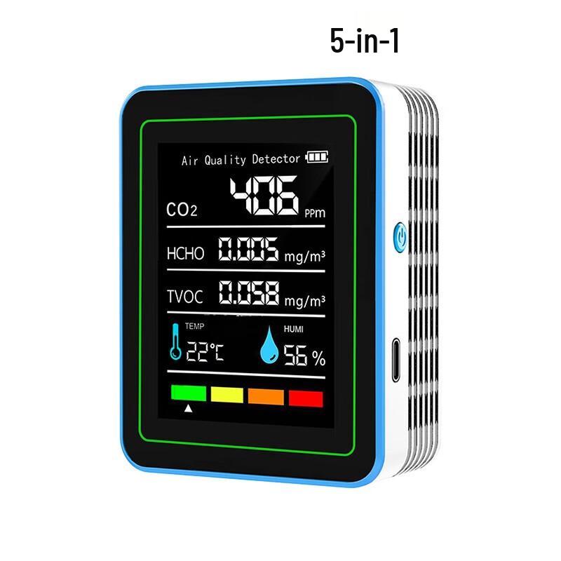 Weipuss 5-in-1 CO2 & Air Quality Monitor (CN version)