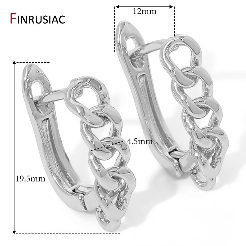 18K Gold Plated Shvenzy Earwires,Brass Metal Earring Hooks Clasps,Earring Fixtures,DIY Jewelry Materials Accessories