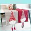 Creative Rudolf Table Runner Red And Gray Christmas Decor For Festive Dining Tables