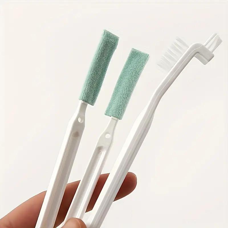 3-piece Set of Vacuum Flask Lid Gap Cleaning Brush, Kettle Spout Groove Cleaning Brush Baby Bottle Nipple Small Brush