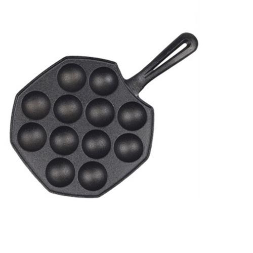 Takoyaki Pfanne 12 Formen Takoyaki Maker Bratpfanne Aluminiumlegierung Antihaft Grillpfanne Kochplatte für Tintenfischbällchen Pfannkuchen