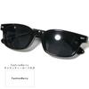 [FashionBerry] Black x Smoke Sunglasses, Fashion Glasses for Men and Women, Wellington Style, 99% UV Protection, Lightweight, Clear Lenses, Colored