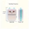 Portable Thermal Printer with USB Charging, Suitable for Printing Photos and Labels