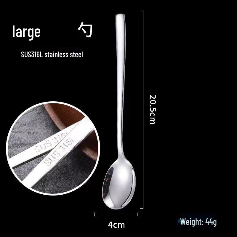 Wutuo 316 Stainless Steel Long Handle Spoon