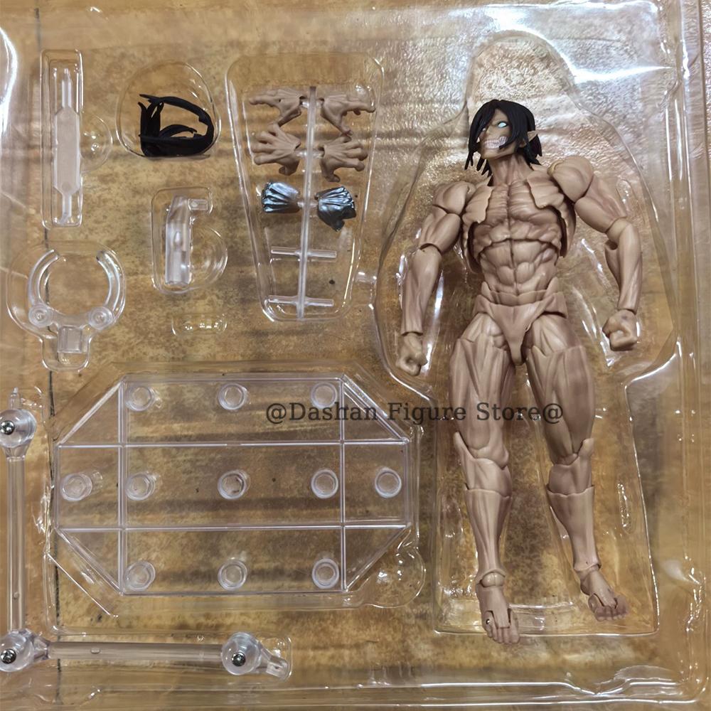 Revoltech Eren Jaeger Action Figure The Founding Titan Yeager Figures Kaiyodo Amazing Yamaguchi Attack on Titan 16cm Model Toys