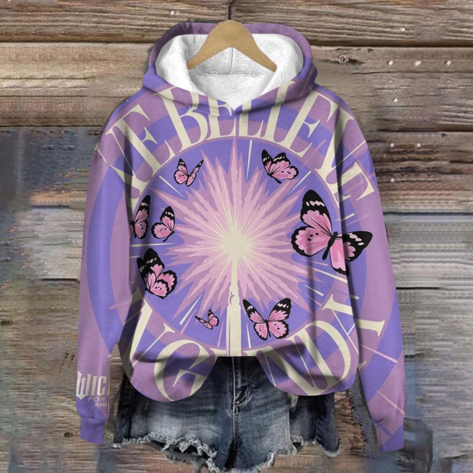 

Женская повседневная мода винная индейка семейный принт на День благодарения длинный рукав O-образный вырез пуловер толстовки XXL розовый