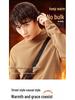 Men's Warm Half Turtleneck Long-Sleeve Shirt with Velvet Lining for Autumn/Winter