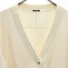 DENHAM Long sleeve V neck cardigan F White system Women Used