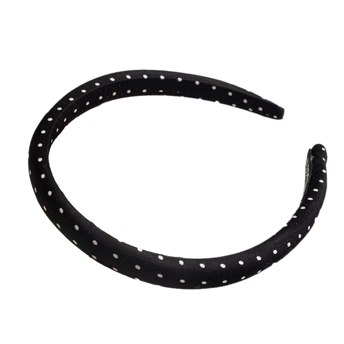 

New Fashion Headband For Women Classic Dot Point Hairband Black White Headwear Summer Cool Hair Accessories Girls As picture