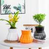 Reisefreundlicher Pflanztopf Selbstbewässernder Blumentopf mit selbstabsorbierendem Baumwollseil Kreativer Kunststoff Indoor Keramik Oberer Pflanzer Innentopf für Sukkulenten