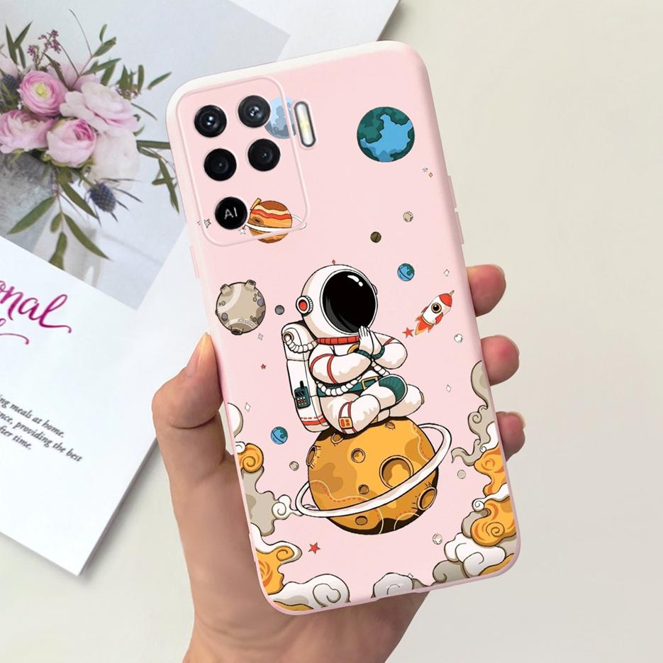 For Oppo Reno5 Lite Case Reno 5F 5Z Cute Cartoon Soft Silicone Phone Case For Oppo Reno 5 Pro Reno5 Lite 5F 5Z Back Cover Bumper