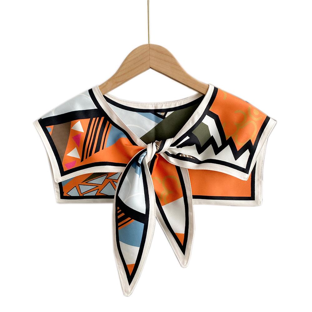 Silk Scarf Shawl for Women - Versatile Double-Layer Neck Protection for Spring, Autumn, and Summer