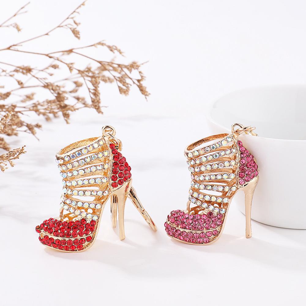 Porte-clés Exquis Escarpins Strassés - Pendentif Mignon Coréen Créatif pour Sac à Main Femme