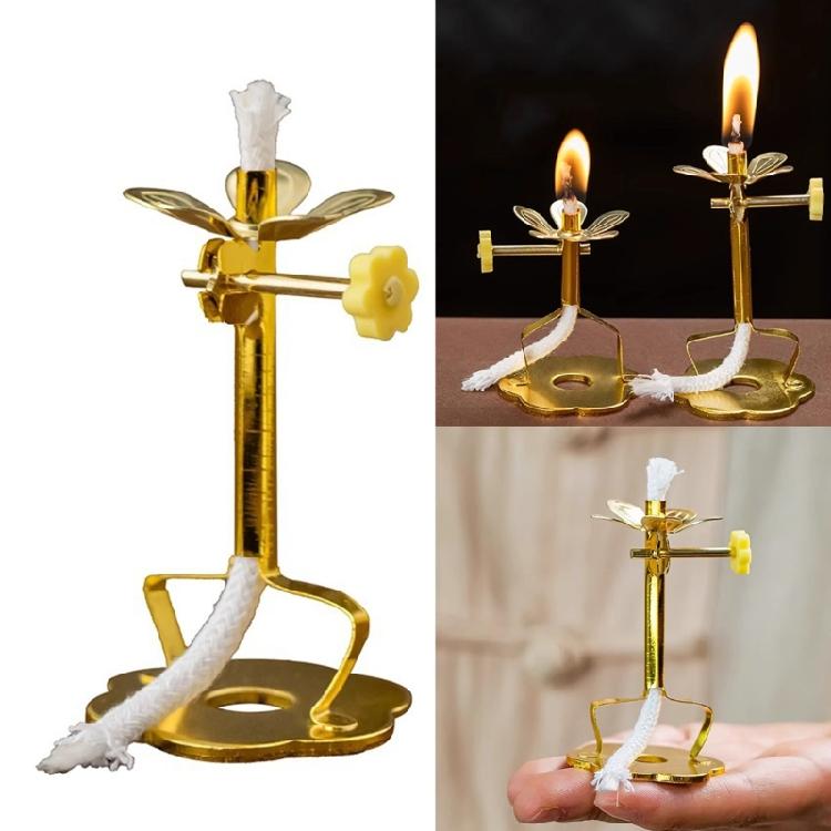 Supporti Regolabili Robusti in Lega per la Realizzazione di Candele Esposizioni Decorative per Molteplici Scenari