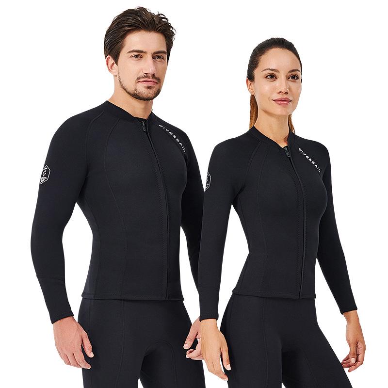 DIVE&SAIL 2MM Women's Two-Piece Wetsuit for Diving, Snorkeling, and Surfing