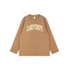 2024 Hong Kong Style Unisex Retro Letter Print Long-Sleeve Cotton T-Shirt