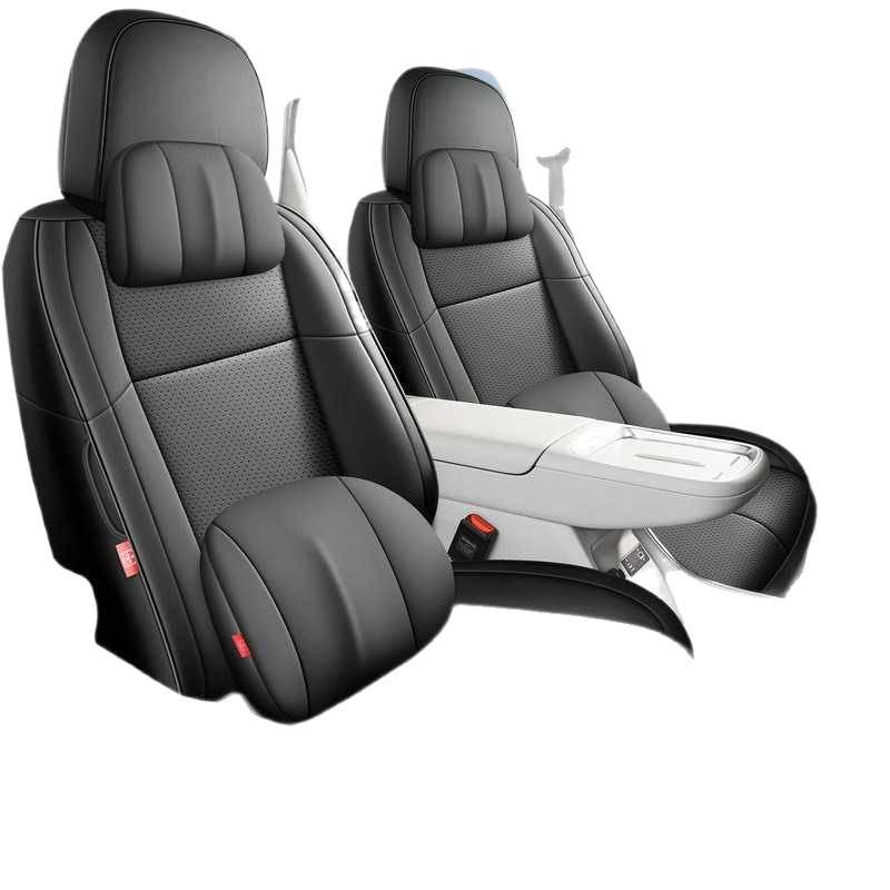 Compatible Leapmotor LAFA5 Seat Covers: Full Coverage Perforated Leather Cushions for All Seasons, Fits 26 Models