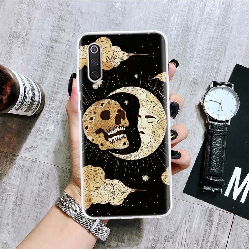 

Забавный чехол для телефона с изображением солнца и луны для Xiaomi Redmi 9 9A 9C 9T 10 10A 10C 8 8A 7 7A 6 6A K40 K20 Pro K30 S2 10X с принтом Redmi S2