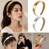 3CM Width Leather Headband Glossy Women Hair Accessory Minimalist Simple Headwear  Face Washing