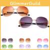 Stilvolle Und Zeitlose Herren Damen Vintage Rahmenlose Flache Linse Sonnenbrillen