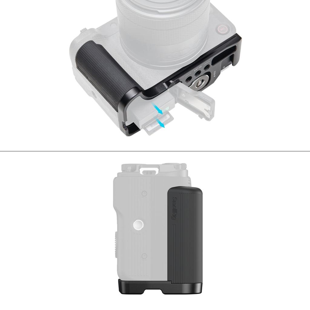 SmallRig R50 V L-Shaped Mount Plate with Handle for Canon (Black) 5429