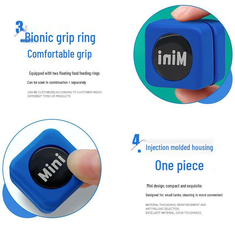 Compact Magnetic Algae Remover: Strong Suction Fish Tank Cleaning Brush