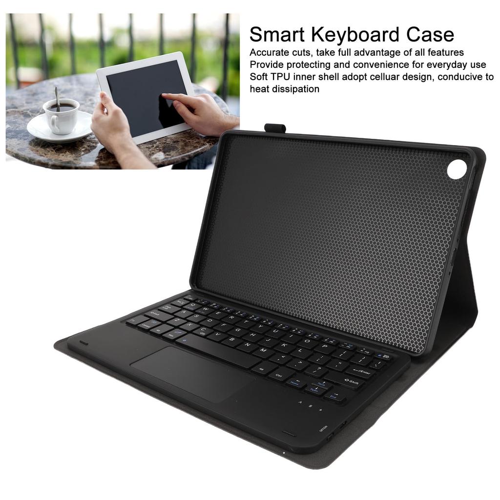 Max 11 Tastaturhülle, Drahtlose Abnehmbare Tastatur und Tablet Folio Ständer Schutzhülle mit Stifthalter für Max 11