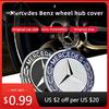 Car Sticker 75MM Car Styling Wheel Center Covers Hub Caps Replacement For Mercedes Benz W211 W203 W204 W210 W124 AMG W202 CLA W2
