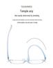 Ultra-light Eco-friendly Student Prescription Glasses Frame with Defocus Control and No-pressure Nose Pads