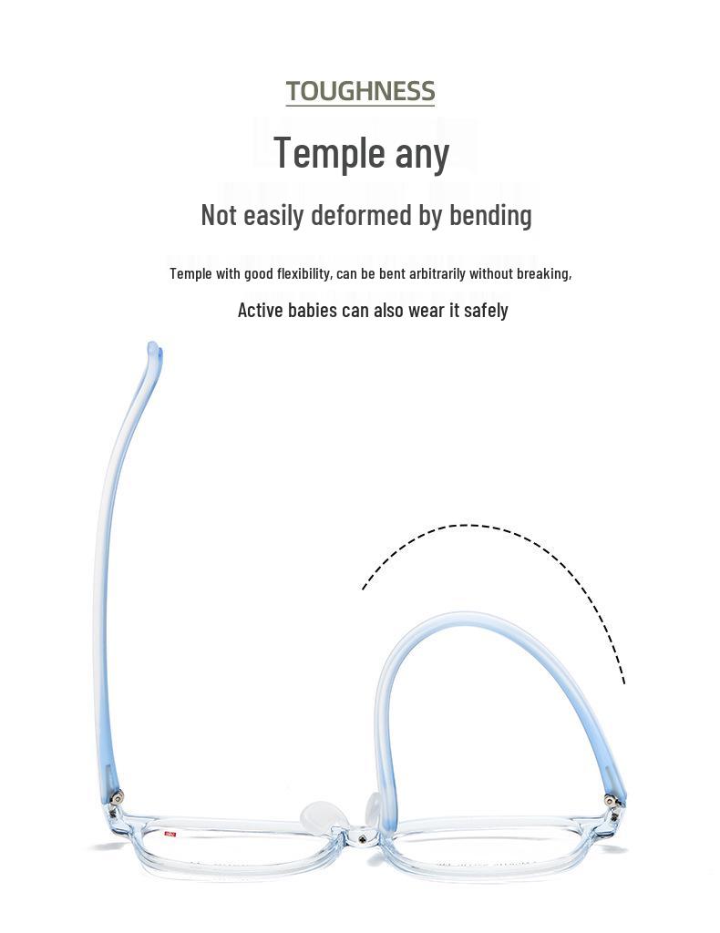 Ultra-light Eco-friendly Student Prescription Glasses Frame with Defocus Control and No-pressure Nose Pads