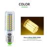 HOMZY E27 LED Lamp E14 LED SMD 5730 220V Corn Light Bulbs 24 36 56 72 LEDs Lamparas LED Chandelie For Home Decoration Ampoule Led Light