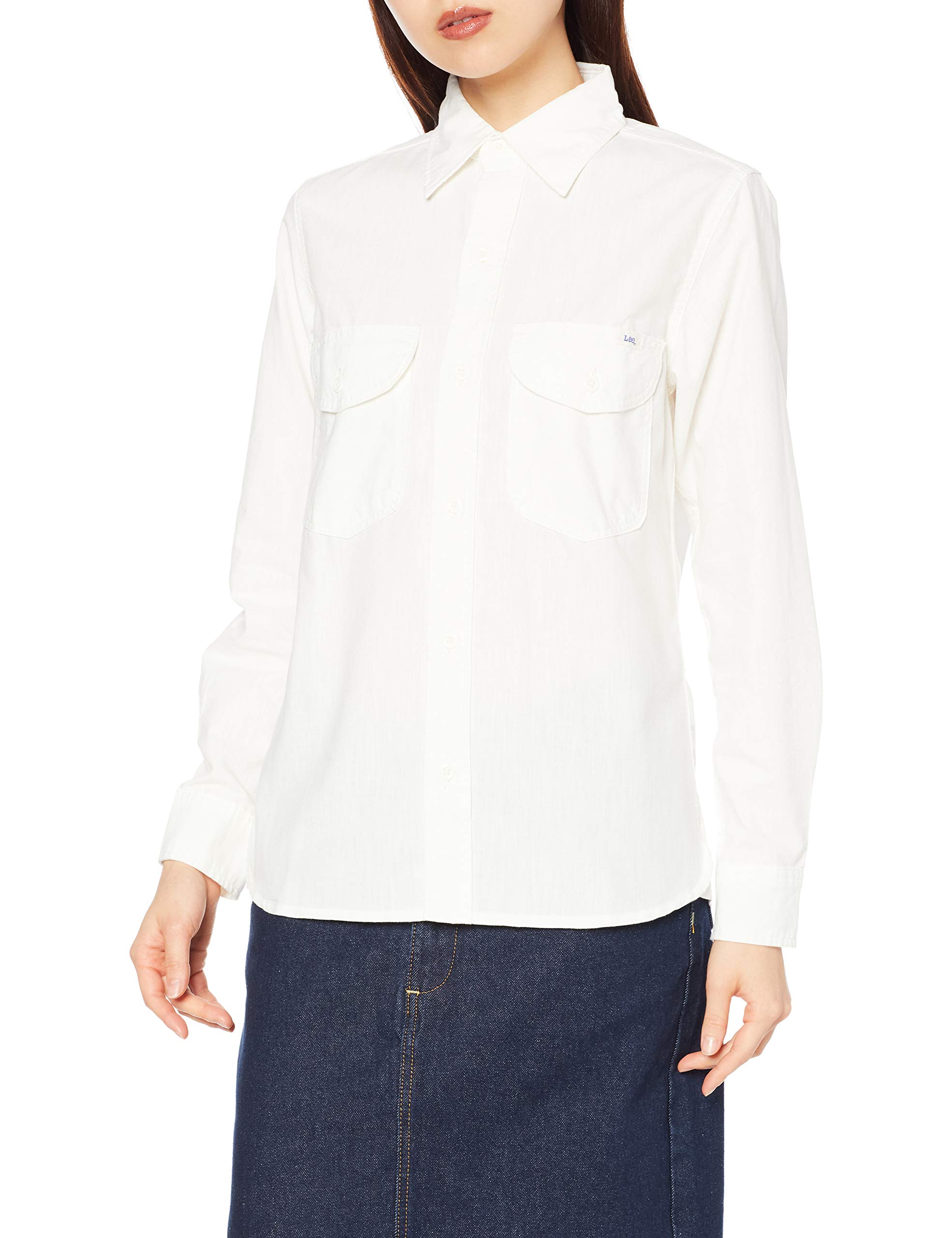 

Lee Shirt LCS43003 White Medium Button-Down Women s белый