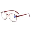 Ready to Ship Cheap Plastic Round Frame Anti Blue Light Reading Glasses 2026