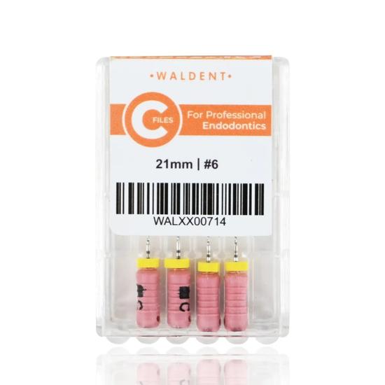 Waldent C Files 21mm ( Pack of 4 )