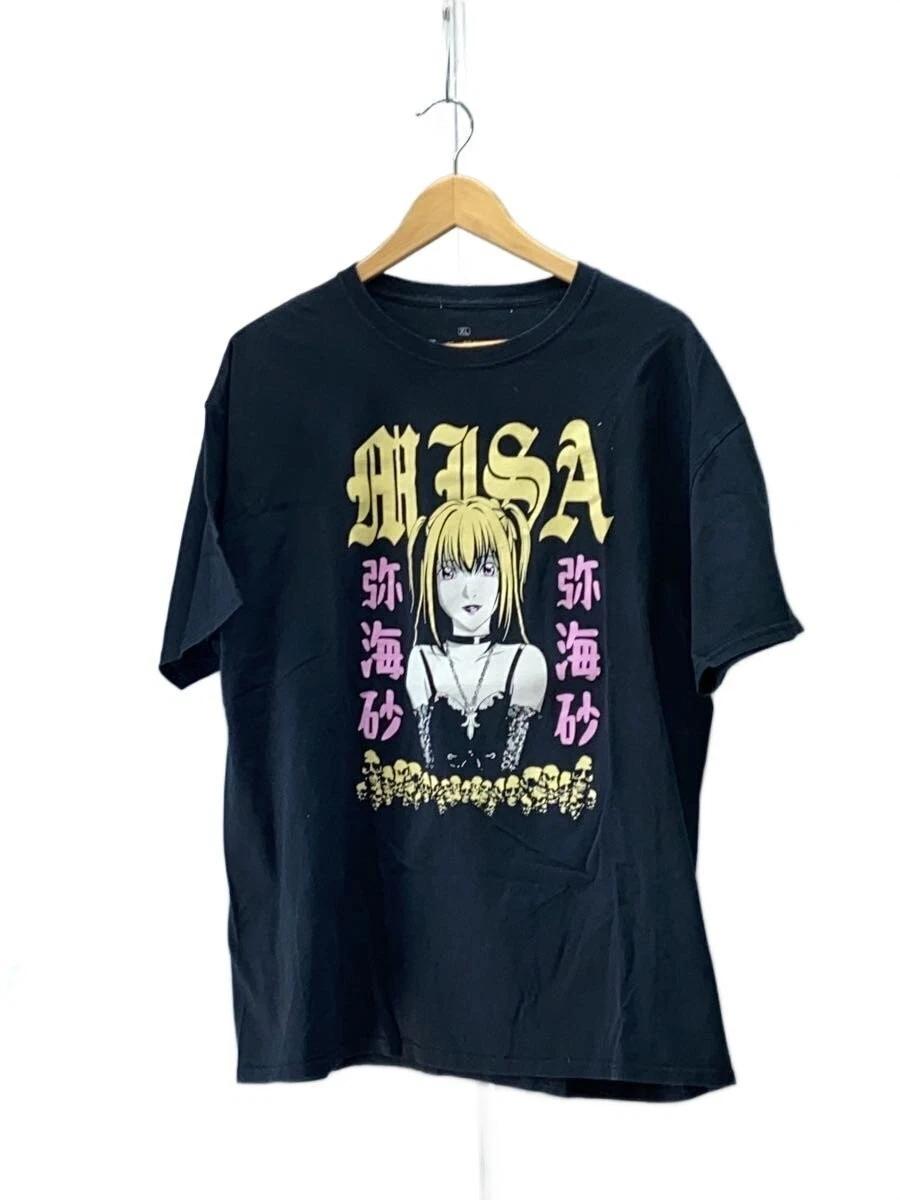 Death Note Misa Amane Graphic T-Shirt XL Black Anime Tee M