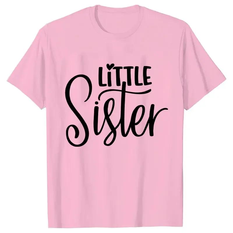 Kurzarm Mode Damen T-Shirt Große Mittlere Schwester Passende T-Shirts Damen Lässiges Oberteil T-Shirts Cartoon Grafik T-Shirts