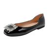 Fashion Ballet Flats Women Shoes Brand Ladies Single Shoes Black Red Soft Plus Size 42