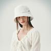 Allincomplete Pearl Crinkle Bucket Hat White