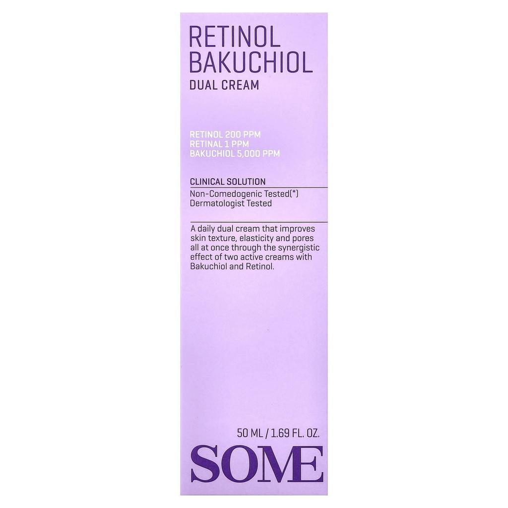 SOME BY MI, Retinol Bakuchiol Dual Cream, , 50ml (1.69 fl oz)