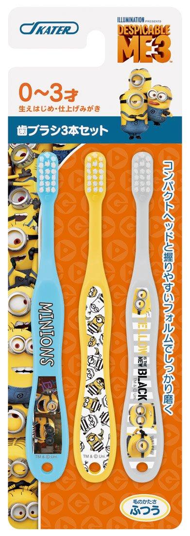 

Skater Minion для младенцев лет Средний TB4T Зубная щетка, Набор из 3 штук, 0-3 года, Щетина,