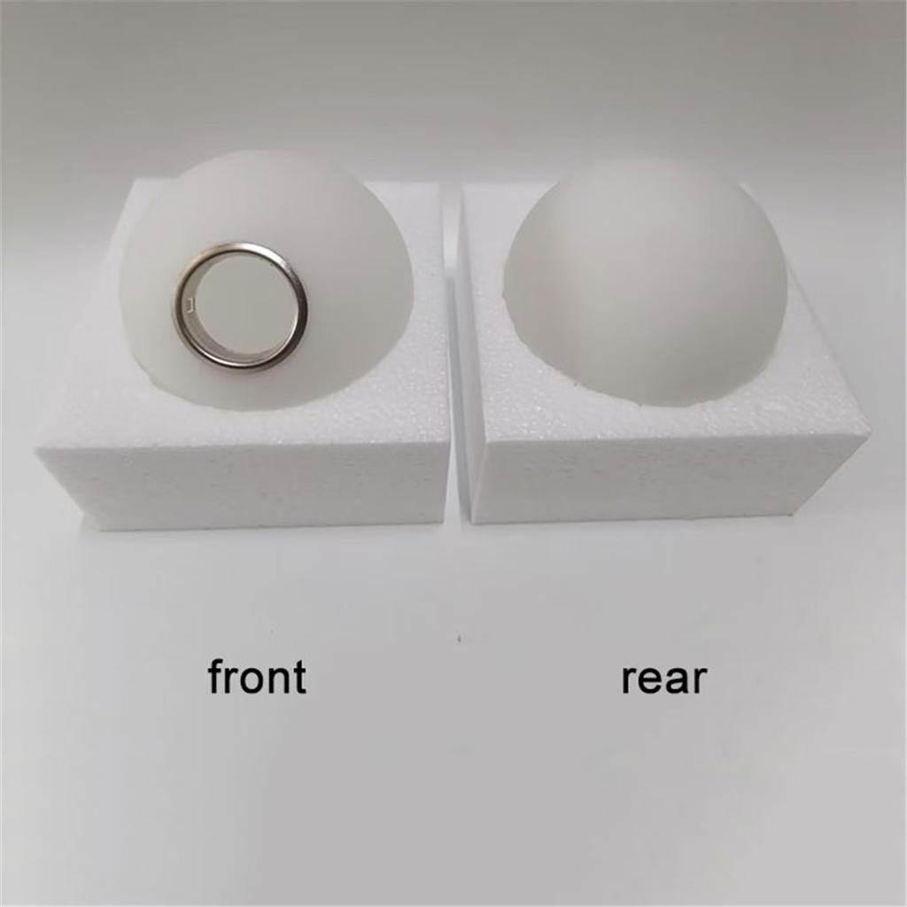 4cm opening threaded white glass shade replacement for E27 E26 screw socket D10cm D12cm D13cm D15cm lamp cover for thread holder