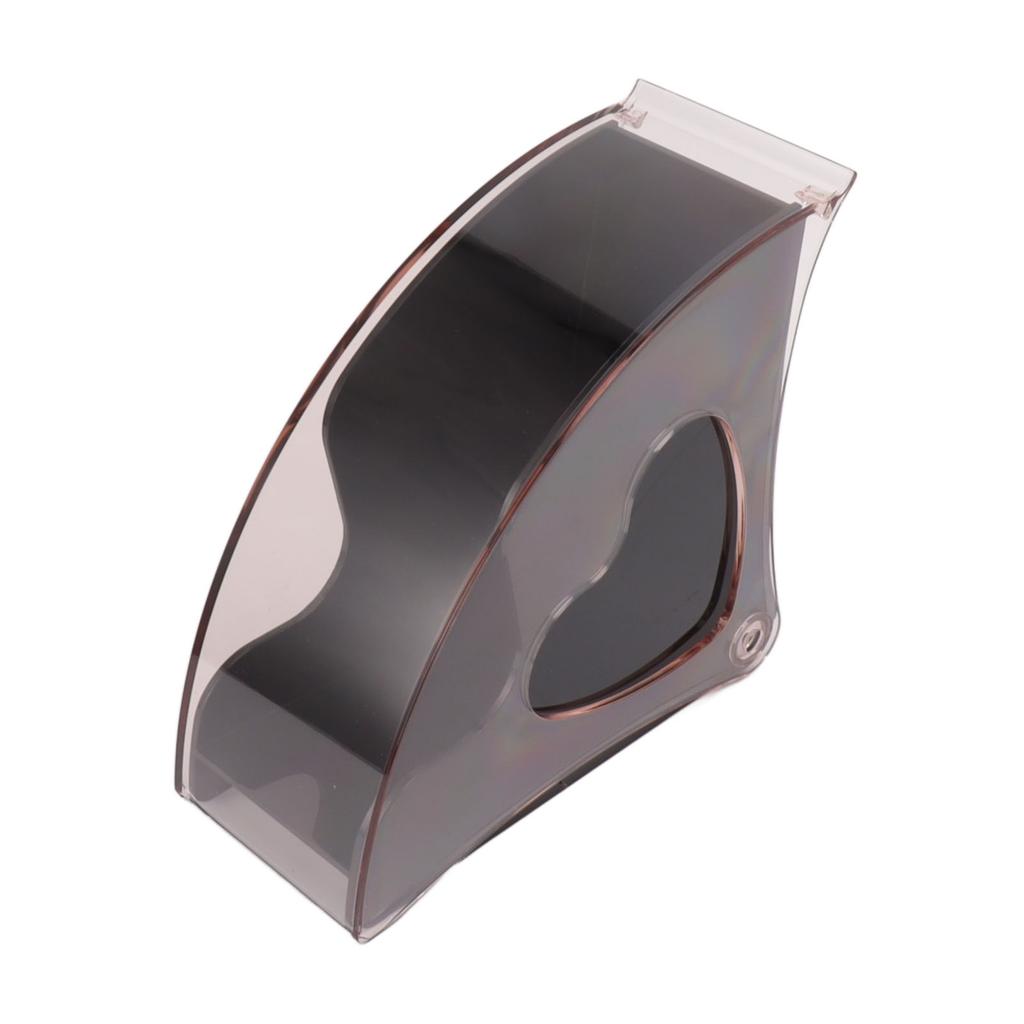 Coffee Filter Holder Storage Coffee Filter Paper Dispenser Rack with Dustproof Cover for Cafe Office Black