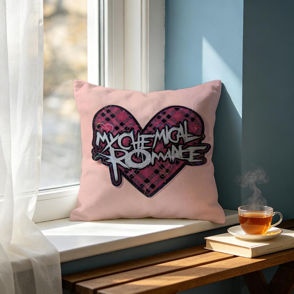 Band MMy Chemical Romanceed Cushion Cover Cushion Cover Set Pcs x x x Pillowcase Decorative Sofa Home Decor